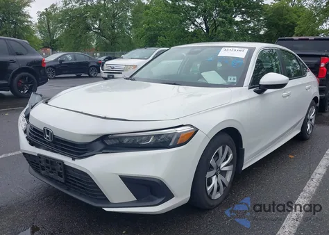 2023 Honda Civic Lx из США, поврежденный, VIN 2HGFE2F21PH565753